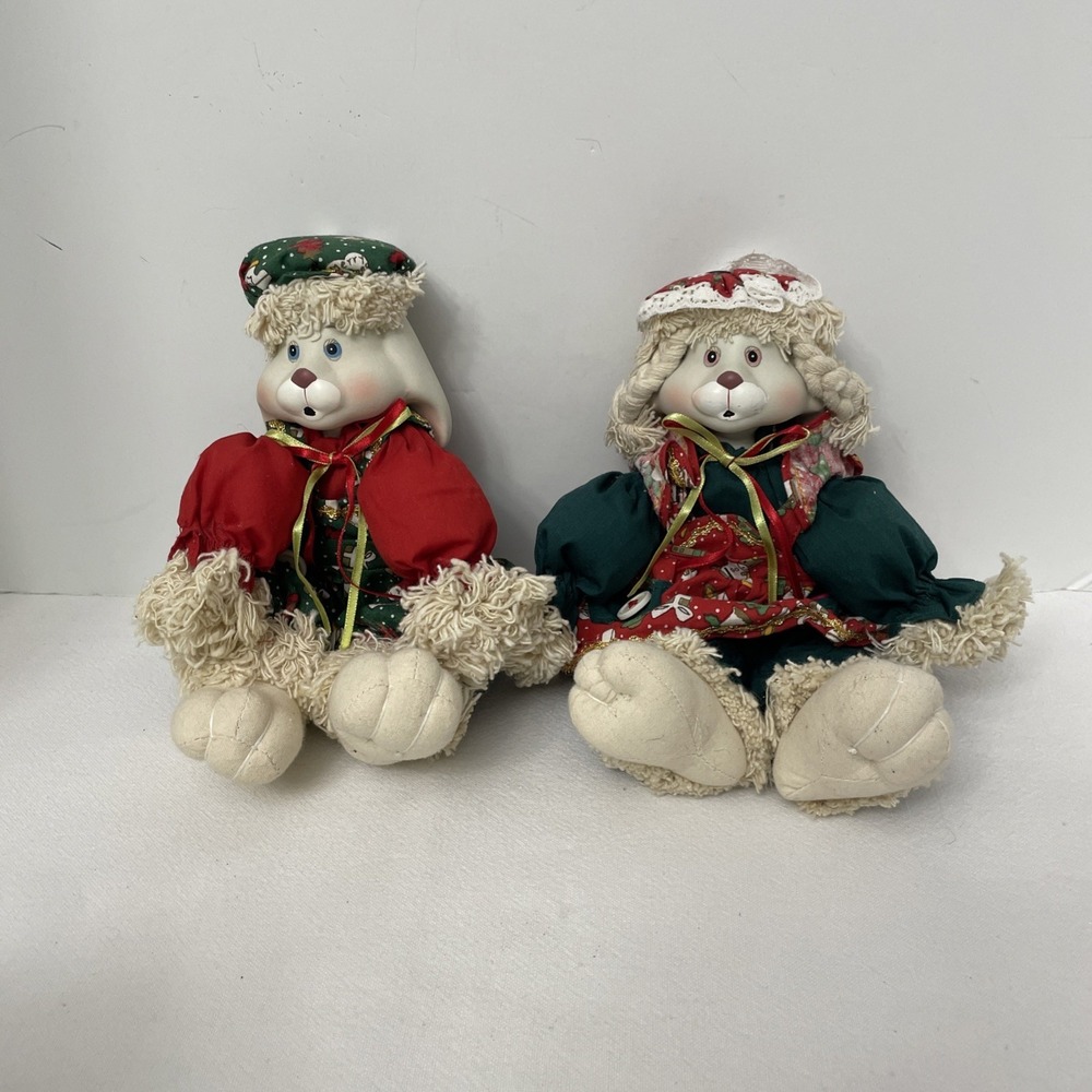 House Of Lloyd Christmas Around the World‎ Hip & Hop Porcelain Head Bunny Dolls